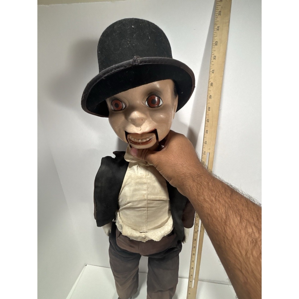 Vintage CHARLIE McCARTHY Ventriloquist Doll Dummy Large 32" - Picture 9 of 9